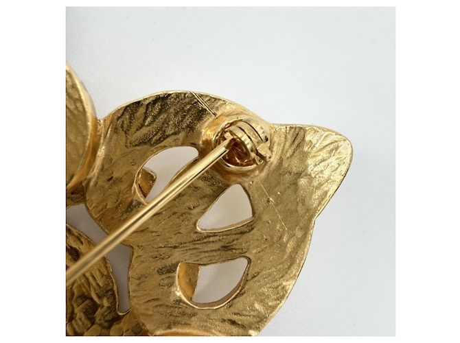 Spilla Chanel Vintage Gold D'oro - vista 6