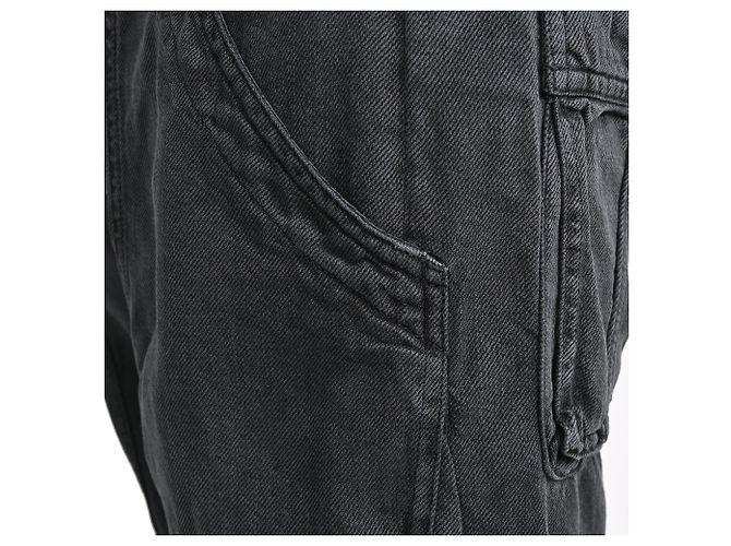 Pantalones de pierna entallada en lyocel negro Isabel Marant Étoile - vista 11