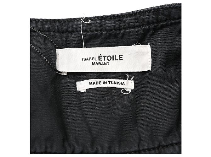 Pantalones de pierna entallada en lyocel negro Isabel Marant Étoile - vista 4