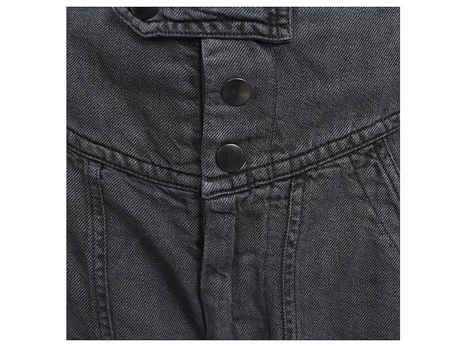 Pantalones de pierna entallada en lyocel negro Isabel Marant Étoile - vista 7