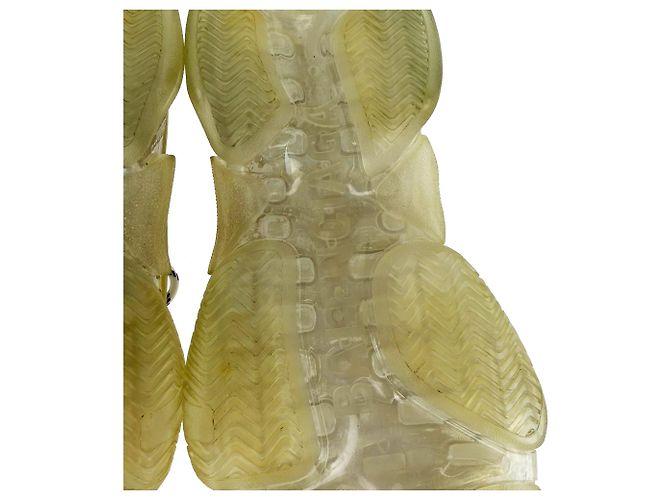 Everyday Baskets Balenciaga Triple S semelle transparente en polyester blanc Écru - vue 8
