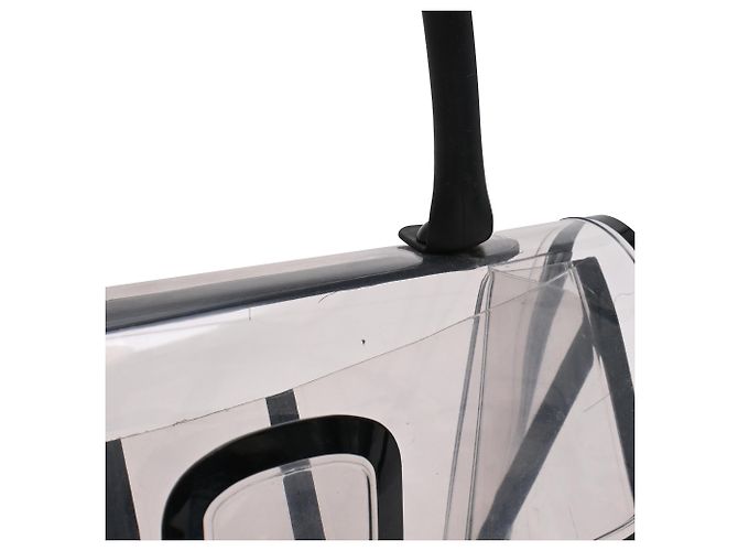 Borsa Delvaux Le Brillant X-Ray con Pouch in PVC nero - vista 21