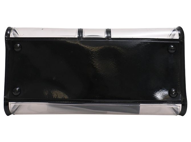 Borsa Delvaux Le Brillant X-Ray con Pouch in PVC nero - vista 4