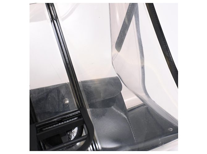 Borsa Delvaux Le Brillant X-Ray con Pouch in PVC nero - vista 9