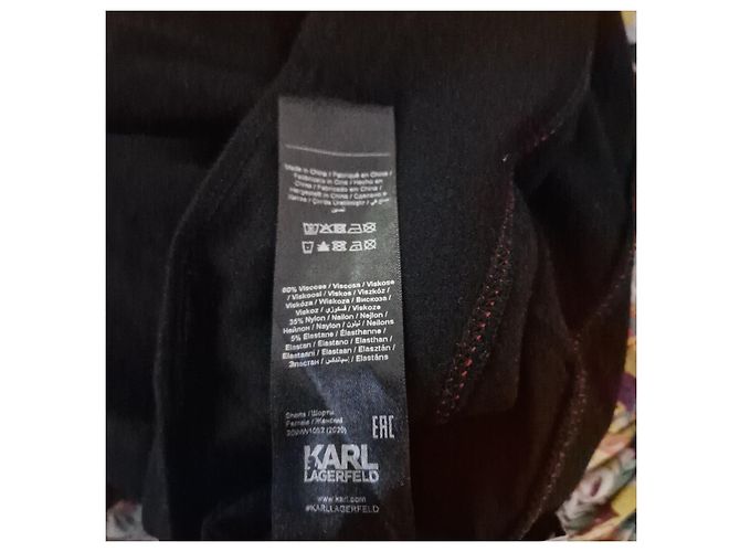 Shorts Karl Lagerfeld con logo - Nero - vista 5