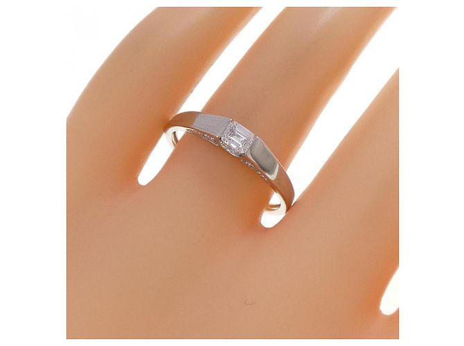 Autre Marque Giovanni Stella Tokyo Platinum Diamond Ring Silber - Ansicht 5
