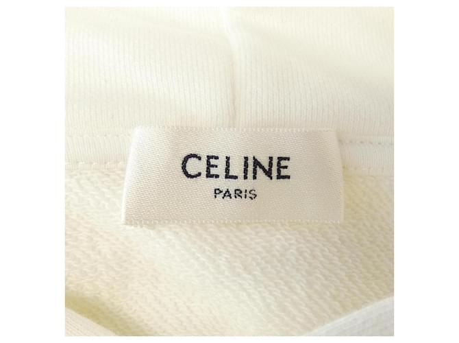 Céline Moletom com capuz CELINE de algodão Bege - vista 4