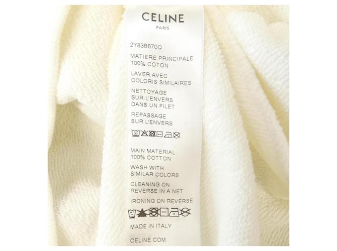Céline Moletom com capuz CELINE Bege - vista 3