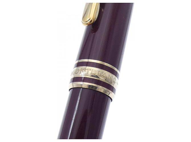 Penna a sfera Montblanc Meisterstück Classic Marrone Bordò - vista 4
