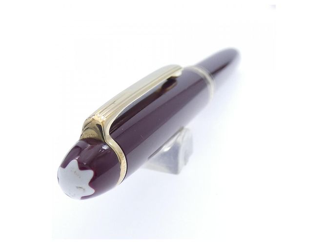 Penna a sfera Montblanc Meisterstück Classic Marrone Bordò - vista 5