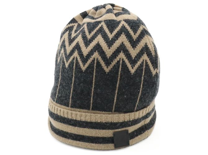Berretto in cashmere Karakoram Louis Vuitton Marrone Beige - vista 3