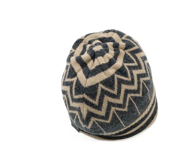 Berretto in cashmere Karakoram Louis Vuitton Marrone Beige - vista 4