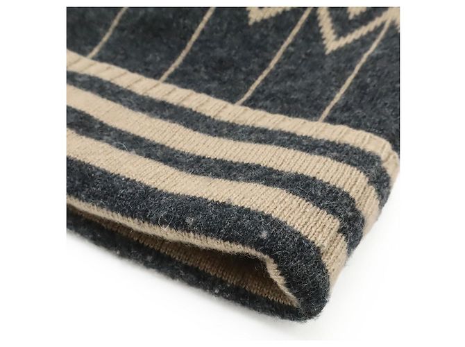 Berretto in cashmere Karakoram Louis Vuitton Marrone Beige - vista 5