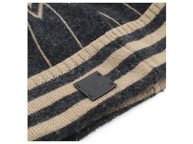 Berretto in cashmere Karakoram Louis Vuitton Marrone Beige - vista 6