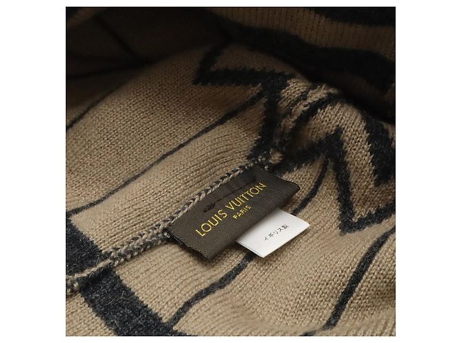 Berretto in cashmere Karakoram Louis Vuitton Marrone Beige - vista 7
