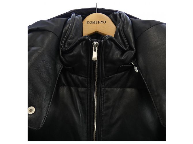 Chaqueta de cuero con plumón KATHARINE HAMNETT Negro - vista 5