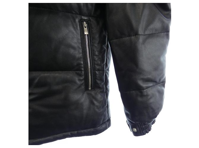 Chaqueta de cuero con plumón KATHARINE HAMNETT Negro - vista 6