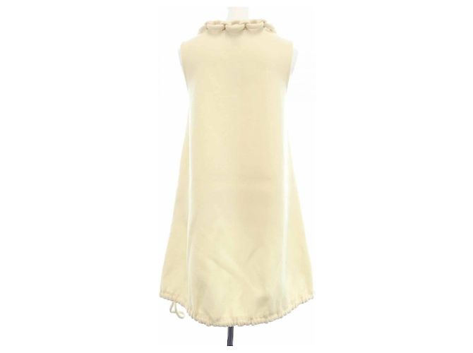 Louis Vuitton Cinch Ballon Kleid Beige - Ansicht 2