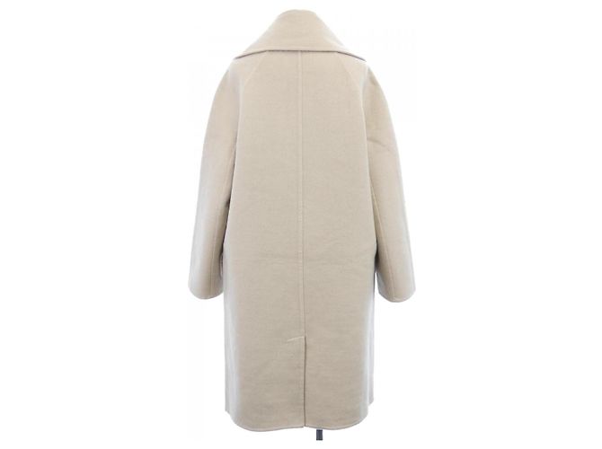 Hermès Cappotto in cashmere Hermes Beige - vista 2
