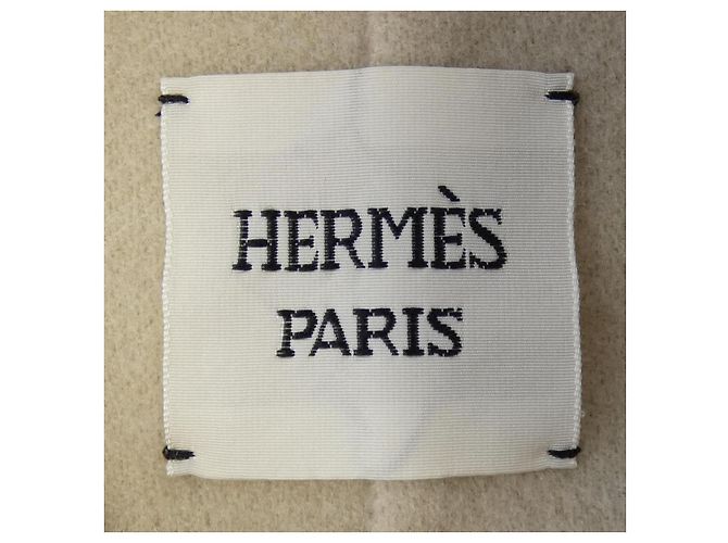 Hermès Cappotto in cashmere Hermes Beige - vista 4