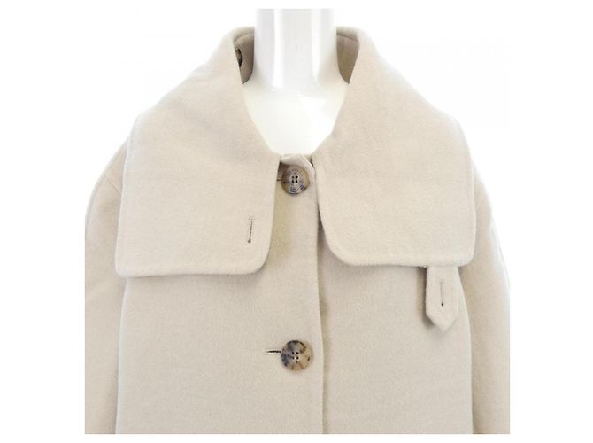 Hermès Cappotto in cashmere Hermes Beige - vista 5