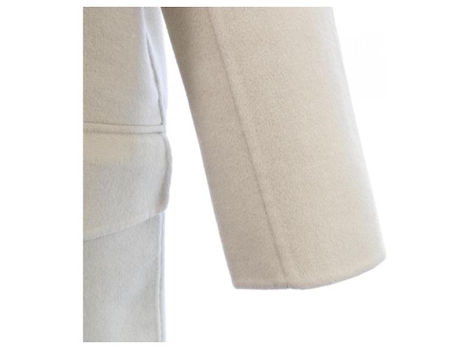 Hermès Cappotto in cashmere Hermes Beige - vista 6