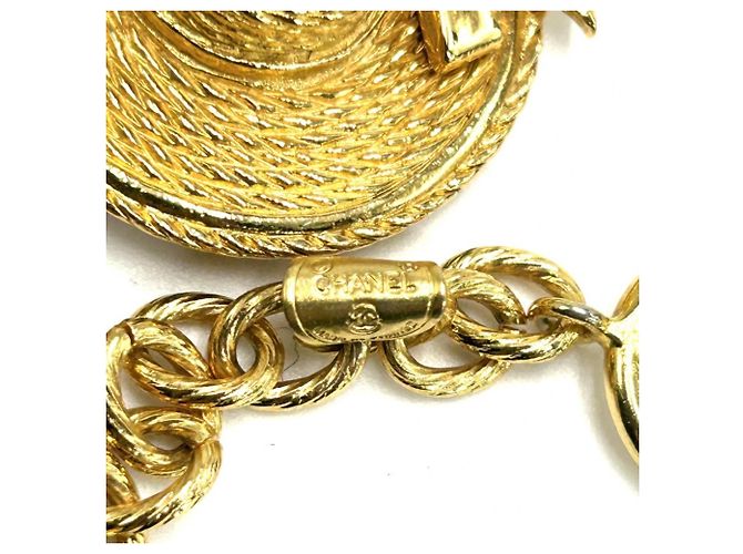 Collana Chanel Vintage placcata oro D'oro - vista 4