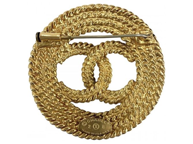 Spilla Vintage in Oro Chanel D'oro - vista 2