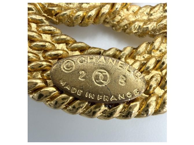 Spilla Vintage in Oro Chanel D'oro - vista 4