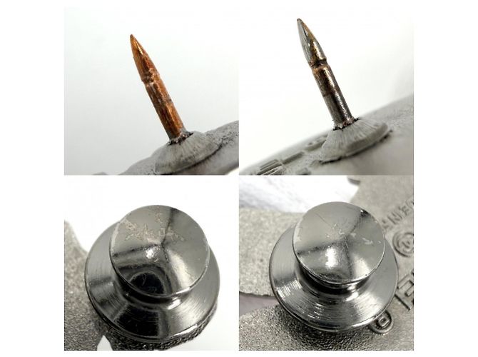Mademoiselle Chanel Brosche Beige und Silber - Ansicht 6