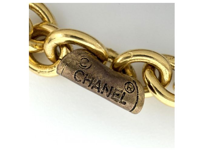 Collar largo Coco Mark para mujer Chanel Dorado - vista 3