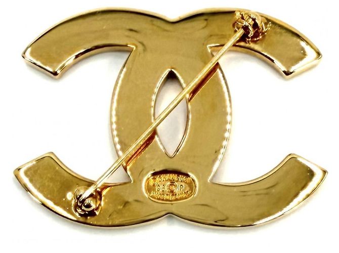 Spilla Vintage in Oro Chanel D'oro - vista 2