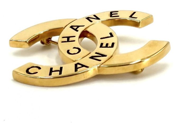 Spilla Vintage in Oro Chanel D'oro - vista 3