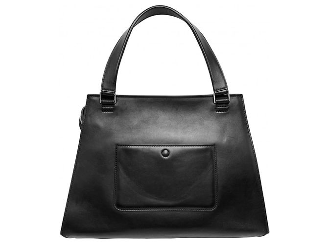 Céline Celine Bicolor Edge Handtasche Schwarz Beige - Ansicht 2