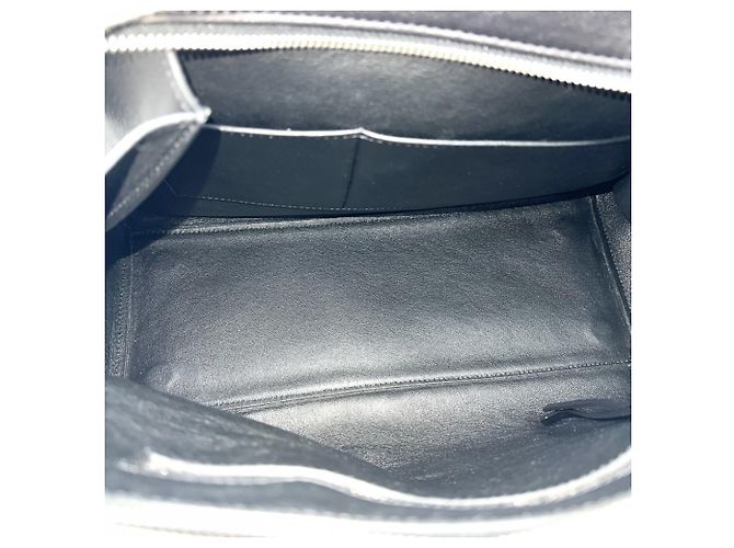 Céline Celine Bicolor Edge Handtasche Schwarz Beige - Ansicht 4