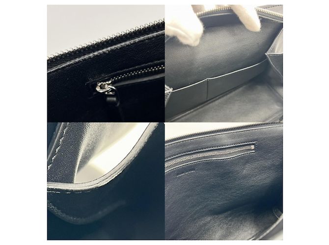 Céline Celine Bicolor Edge Handtasche Schwarz Beige - Ansicht 9