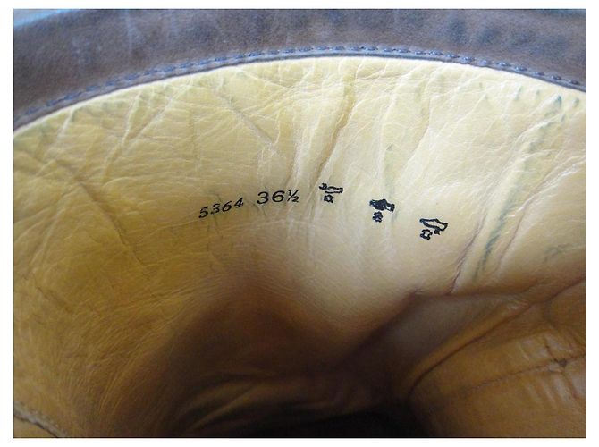Botas Free Lance Tommy 7 Ziprelmindger de cuero marrón Castaño - vista 7