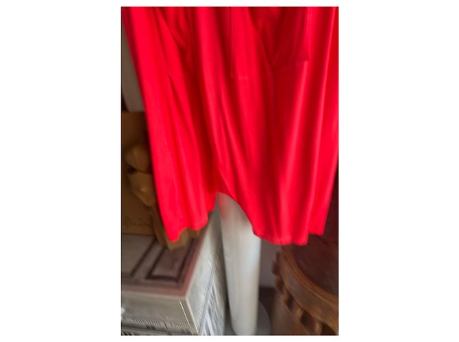 Munthe Plus Simonsen Pantaloni baggy PLU rosa neon Corallo - vista 10