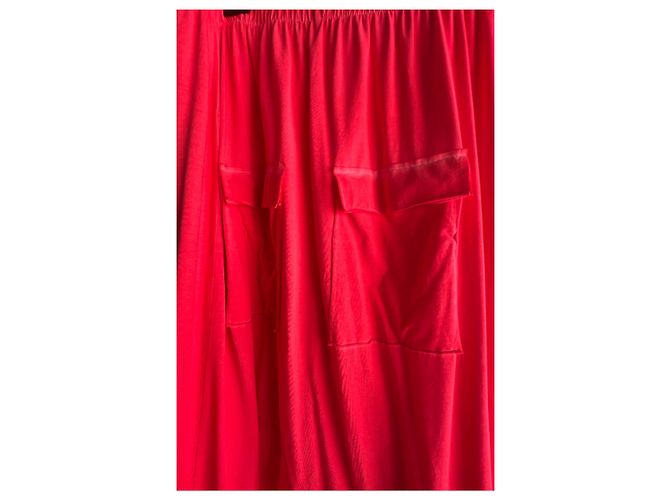 Munthe Plus Simonsen Pantaloni baggy PLU rosa neon Corallo - vista 6