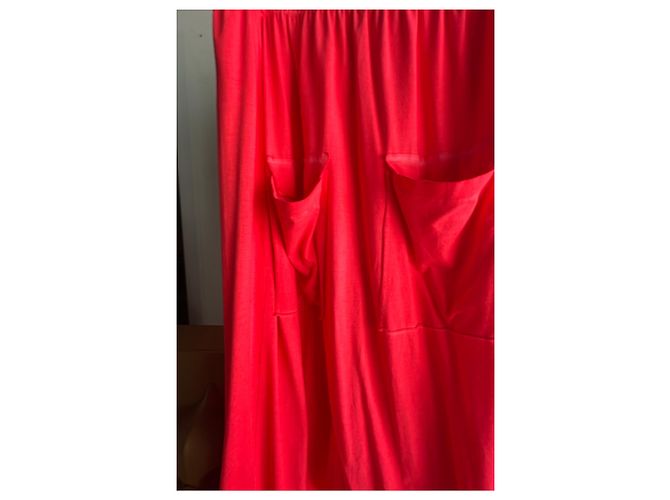 Munthe Plus Simonsen Pantaloni baggy PLU rosa neon Corallo - vista 8