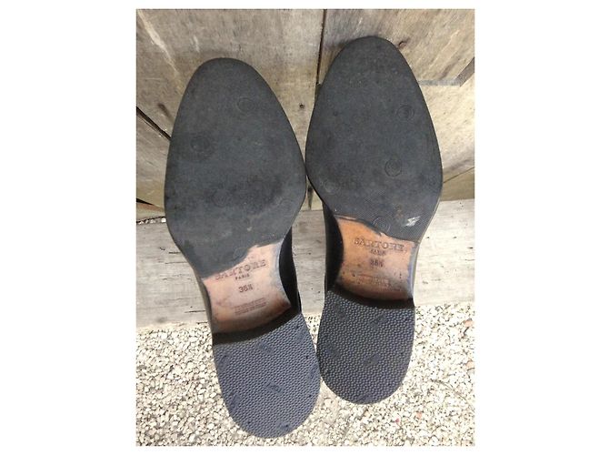 Sartore Stivali Cavalieri in Pelle Nera Nero - vista 6