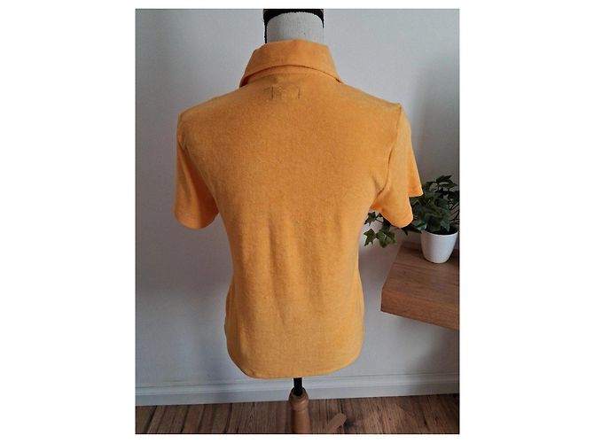 Polo Vilebrequin Mujer de rizo - Amarillo Azafrán - vista 8