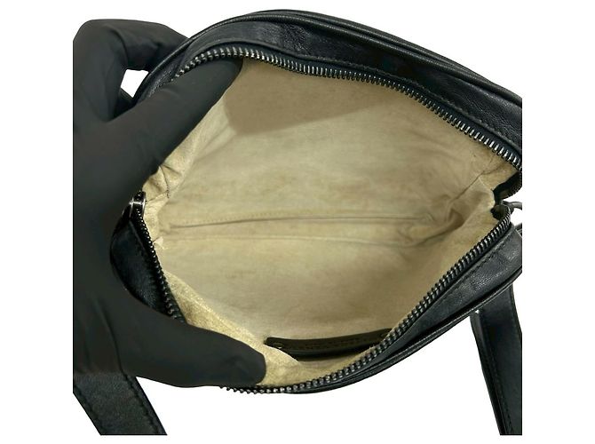 Mini borsa a tracolla in pelle Intrecciato Bottega Veneta Nero - vista 9