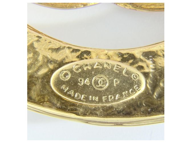Spilla Chanel Vintage Gold D'oro - vista 4