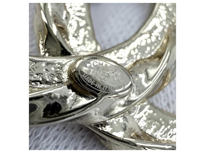 Spilla Chanel in oro e strass D'oro - vista 4