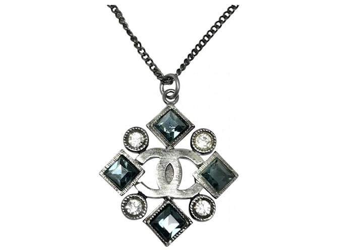 Collana con strass Chanel Nero - vista 2