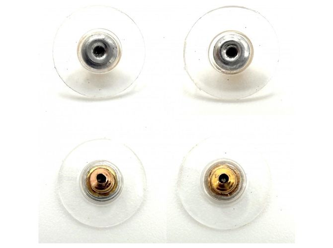 Orecchini a lobo placcati in oro Chanel D'oro - vista 4