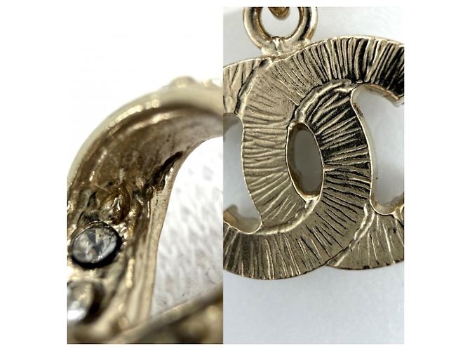 Orecchini a lobo placcati in oro Chanel D'oro - vista 7