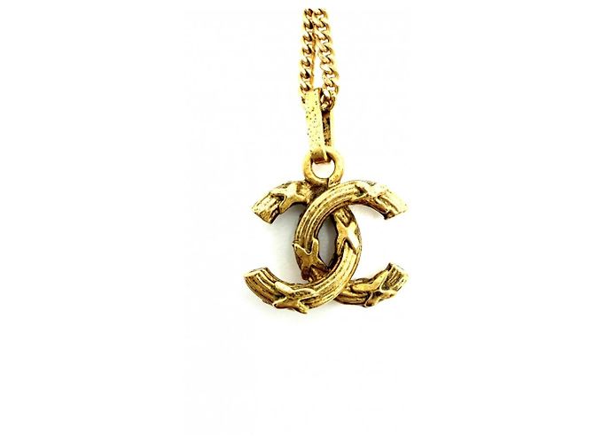 Collana Chanel Vintage placcata oro - vista 2