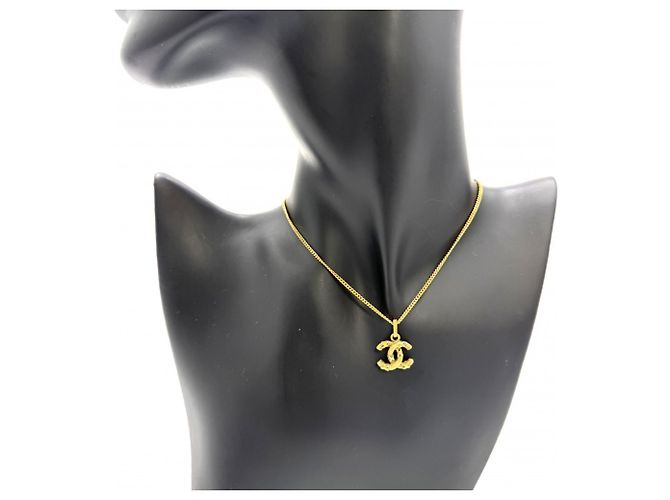 Collana Chanel Vintage placcata oro - vista 3